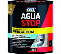 ceys - Cinta extrema Instantanea - Agua Stop - Cinta Impermeable Autoadhesiva - 100% hermética - Color negro