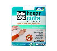 CEYS Cinta selladora Cocinas y baños autoadhesiva 22 mm x 3.35 m