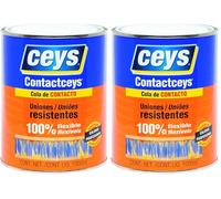Ceys - Cola de contacto contactceys - Uniones resistentes - Calidad profesional - 1 litro (Paquete de 2)