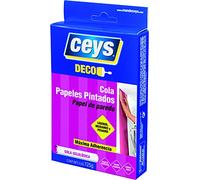 Ceys - Cola Papel Pintado - Máxima adherencia - Para materiales ligeros, medianos y pesados - Cola celulósica - Transparente - 125GR