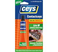 Ceys - Contactceys - Cola de Contacto Universal y Flexible - Sin Disolventes - Adhesivo Transparente, Uniones Fuertes y Resistentes para Cuero, Madera, Goma y Fieltro - 30 ml