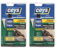 Ceys - Grasa molibdeno - Lubricante antidesgaste - Lubrica y protege - Color negro - 100ML (Paquete de 2)