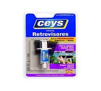 Ceys – Kit reparaciones de retrovisores – Adhesivo y malla – Jeringa 1 g