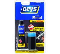 CEYS Reparador metal sintético – Pegamento para metales, suelda y rellena – Blister 40ml+40g