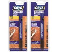 Ceys - Rotulador Retocador color Pino - Elimina rayadas de madera - Resistente al agua (Paquete de 2)