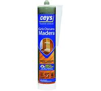 Ceys - Sellador acrílico madera Gris oscuro - Seca rápido - No se agrieta - Cartucho 280 ML