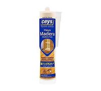 Ceys - Sellador acrílico madera Haya - Seca rápido - No se agrieta - Cartucho 280 ML