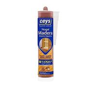 Ceys - Sellador acrílico madera Nogal - Seca rápido - No se agrieta - Cartucho 280 ML