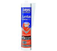 CEYS Sellador para juntas y grietas Sella y repara Cartucho blanco 125 ml