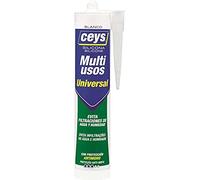 Ceys - Silicona Multiusos Universal - Evita filtraciones de agua y humedad - Color Blanco - 280 ML