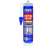 Ceys Adhesivo y Sellador Total Tech Pega, Sella y Repara Plata Cartucho 290 ml