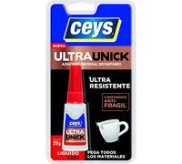 Ceys Adhesivo universal instantáneo Ultraunick – poder inmediato – 20 g