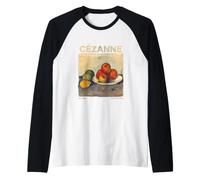 Cézanne Bodegón Manzanas Pintura Clásica Arte Gráfico Camiseta Manga Raglan