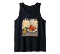 Cézanne Bodegón Manzanas Pintura Clásica Arte Gráfico Camiseta sin Mangas