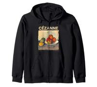 Cézanne Bodegón Manzanas Pintura Clásica Arte Gráfico Sudadera con Capucha