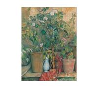 Cezanne’s Terracotta Pots and Flowers 1000 Piece Jigsaw Puzzle (Importación USA)