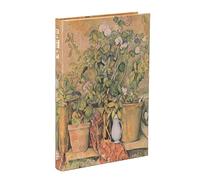 Cezanne’s Terracotta Pots and Flowers Mini Lined Hardback Journal (Elastic Band Closure)