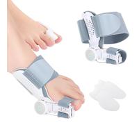 Cezlstesy Corrector de Juanetes, Corrector Juanetes Ajustable Mujer Hombre Separador Dedos Pie, Enderezador de Dedo Gordo, Alivio Del Dolor, Corrección de Hallux Valgus Para Juego de Día/Noche