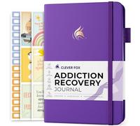 CF Addiction - Planificador de recuperación (morado, A5, 14,5 x 21 cm)