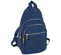 CF CATTERFELD - Mochila urbana para mujer de nailon, muy ligera, deportiva ocio bicicleta deportes senderismo - azul marino