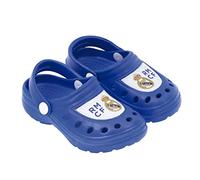 CF Real Madrid Zuecos para Niños, Sandalias Clásicas y Ligeras, Diseño Club de Futbol Real Madrid, Sandalias Verano, Regalo Niños, Talla EU 22/23