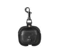 (CF1142 Black, Black) For Airpods 3 CONTACTS FAMILY CF1142 Hook Portable Anti Drop Bluetooth Earphone Leather Case