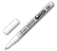 Pilot Pen Rotulador CF12 Marker Punta Extra Fina - Blanco