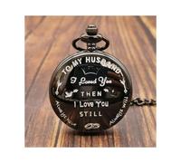 (CF1311) Nuevo diseño para mi amor, reloj de bolsillo de cuarzo, collar, cadena, reloj de bolsillo, para hombres,