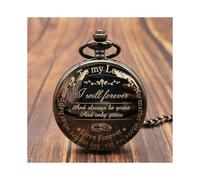 (CF1317) Nuevo diseño para mi amor, reloj de bolsillo de cuarzo, collar, cadena, reloj de bolsillo, para hombres,