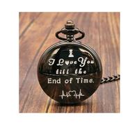 (CF1343) Nuevo diseño para mi amor, reloj de bolsillo de cuarzo, collar, cadena, reloj de bolsillo,