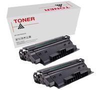 CF214X - 14X Pack 2 Cartuchos de Toner Negro Compatible con HP CF214X (14X) para LaserJet Enterprise 700 MFP M725 LaserJet Enterprise 700 Printer M712