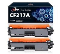 CF217A 17A Tóner Compatible con HP LaserJet Pro M102a M130fn M103a M130fw M102w M130nw RG-EUCF217A*2B-FBA (2 Negros)