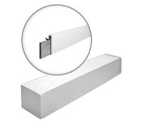 CF2S WALLSTYL Cubre zócalos - 18 piezas (36 m) - 110 x 22 x 2000 mm - NOËL & MARQUET - una marca de NMC - Poliestireno de alta densidad