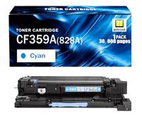 CF358A CF359A CF364A CF365A Tambor de Imagen para HP - Alto Rendimiento ~30.000 Páginas - para M855dn M855x M855xh M880z M880z - Negro/Cian/Amarillo/Magenta,c
