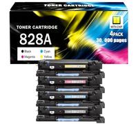 CF358A CF359A CF364A CF365A Tambor de Imagen para HP - Alto Rendimiento ~30.000 Páginas - para M855dn M855x M855xh M880z M880z - Negro/Cian/Amarillo/Magenta,4pack