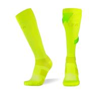 CFA V1 Calcetines Compresion Mujer y Hombre Graduada Antiampollas, Ideales Para El Deporte | Modelo Hasta La Rodilla | Soporte De Tobillo Y Arco | Diseño Danés | Fabricado En Portugal