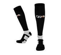 CFA V1 Calcetines Compresion Mujer y Hombre Graduada Antiampollas, Ideales Para El Deporte | Modelo Hasta La Rodilla | Soporte De Tobillo Y Arco | Diseño Danés | Fabricado En Portugal