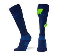 CFA V1 Calcetines Compresion Mujer y Hombre Graduada Antiampollas, Ideales Para El Deporte | Modelo Hasta La Rodilla | Soporte De Tobillo Y Arco | Diseño Danés | Fabricado En Portugal