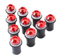 CFAYRLMS Tuercas Esparragos Moto Compatible con para Ninja250 para Ninja250R Kit De Tornillos De Parabrisas De Carenado Tuerca De Montaje De Parabrisas Combinación De Tornillos Autorroscantes