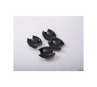 CFCKHPTHAZ Accesorios Diseño Para Nissan Para Qashqai J10 2008 2009 2007-2013 Adhesivos Para Cubiertas De Manijas Puertas De Automóviles Cromo Negro Brillante(Black bowl)