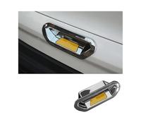 CFCKHPTHAZ Cubierta Cuenco Para Manija Puerta Trasera De Automóvil Para Ford Para Escape Para Kuga 2013 2014 2015 2016 2017 2018 2019 ABS Con Embellecedor(Silver Tape Label)