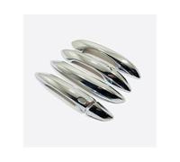 CFCKHPTHAZ Embellecedor Cubierta Manija Puerta Automóvil Para Hyundai Para Tucson NX4 2021-2023 ABS Cromado/aspecto De Fibra De Carbono Accesorios Exteriores(Shiny Style(Chrome))