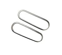 CFCKHPTHAZ Embellecedores Adhesivos Para Manijas Interiores De Puertas De Para VW Para Beetle 2013-2017 - Juego De 2 Piezas(Frame 2pcs steel)