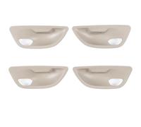 CFCKHPTHAZ Embellecedores Interiores De Las Manijas De Las Puertas Para Serie 5 F10, F11 Y F18 2010-2017 Volante A La Izquierda Y A La Derecha(4 pcs Beige White)