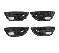 CFCKHPTHAZ Embellecedores Interiores De Las Manijas Las Puertas Para Serie 5 F10 F11 F18 2010 2011 2012 2013 2014 2015 2016 2017 Volante Izquierda Derecha(4 pcs Carbon fiber)