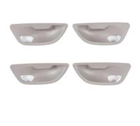 CFCKHPTHAZ Embellecedores Interiores De Las Manijas Las Puertas Para Serie 5 F10 F11 F18 2010 2011 2012 2013 2014 2015 2016 2017 Volante Izquierda Derecha(4 pcs Gray)