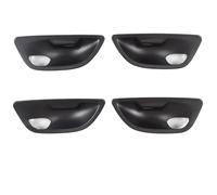 CFCKHPTHAZ Embellecedores Interiores De Las Manijas Las Puertas Para Serie 5 F10 F11 F18 2010 2011 2012 2013 2014 2015 2016 2017 Volante Izquierda Derecha(4 pcs Black)
