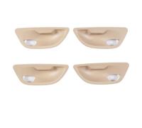CFCKHPTHAZ Embellecedores Interiores De Las Manijas Las Puertas Para Serie 5 F10 F11 F18 2010 2011 2012 2013 2014 2015 2016 2017 Volante Izquierda Derecha(4 pcs Beige)