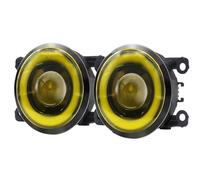 CFCKHPTHAZ Faros Antiniebla LED Coche Con Luz Conducción DRL Angel Eye Para Alfa Para Romeo Para Stelvio 949 2016, 2017, 2018, 2019, 2020, 2021, 2022 Y 2023(Amarillo)