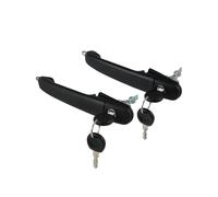 CFCKHPTHAZ Manija De Puerta Exterior De Automóvil Para Seat Para Alhambra 1999 1998 1996-2010 2009 2008 Con 4 Llaves 2 Piezas Accesorios Para Automóvil
